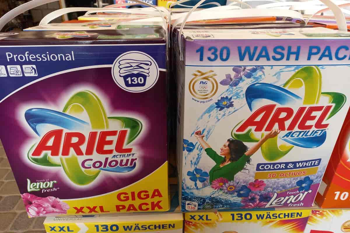  Ariel Detergent Powder 1kg; Easy Dissolve Deep Stain Remover Hand Machine Type 