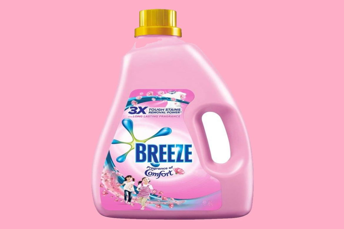 Breeze Liquid Detergent Sachet (Washing up Liquid) Oil Stain Remover Different Scents