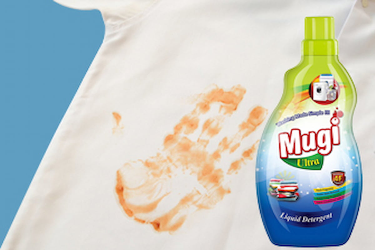  Mugi Liquid Detergent 500ml; Tetra Sodium Surfactant Substance Colored Black Clothes 